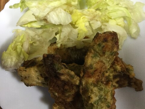 イワシの磯辺揚げ